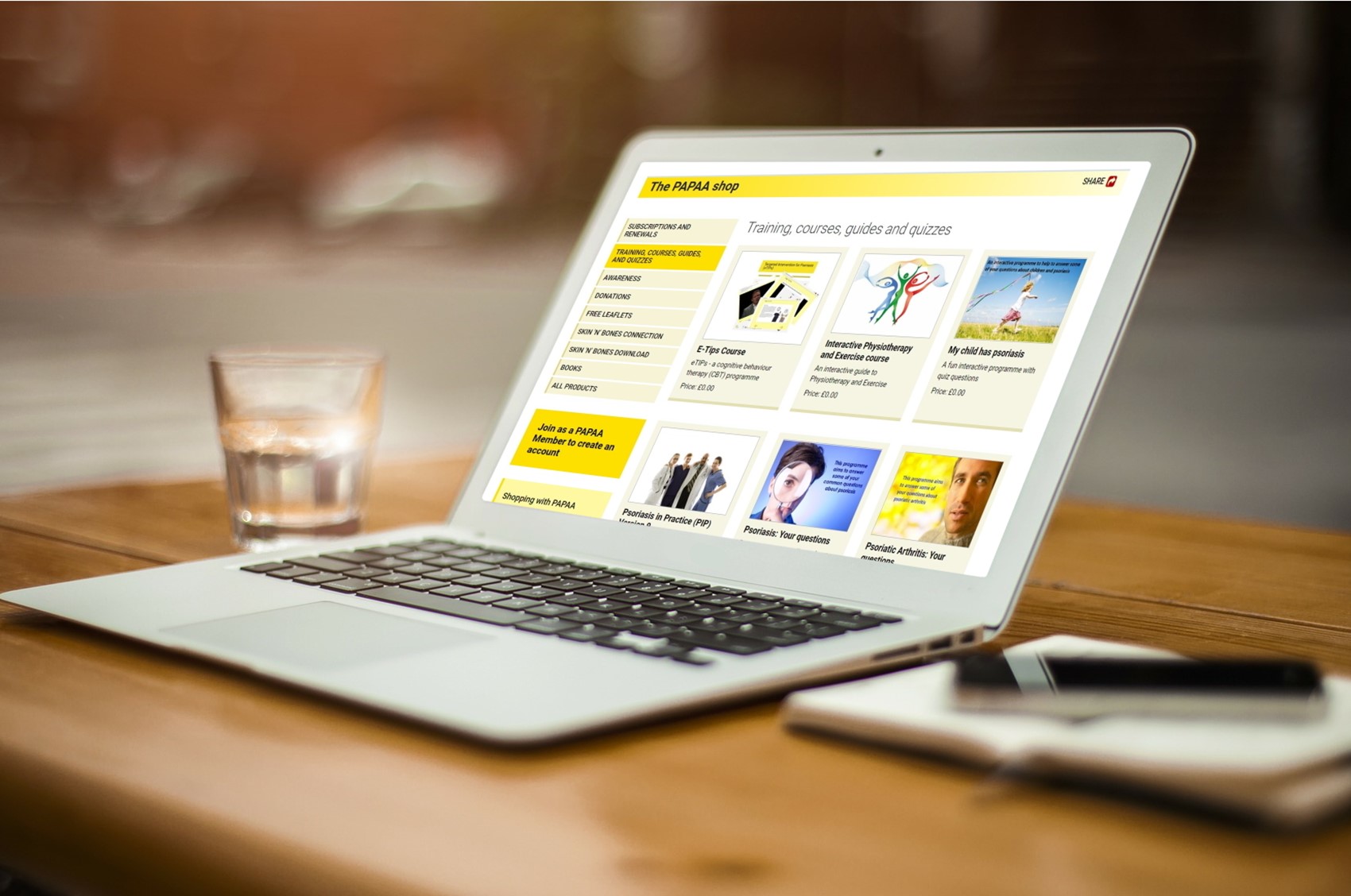 PAPAA Interactive Psoriasis Training