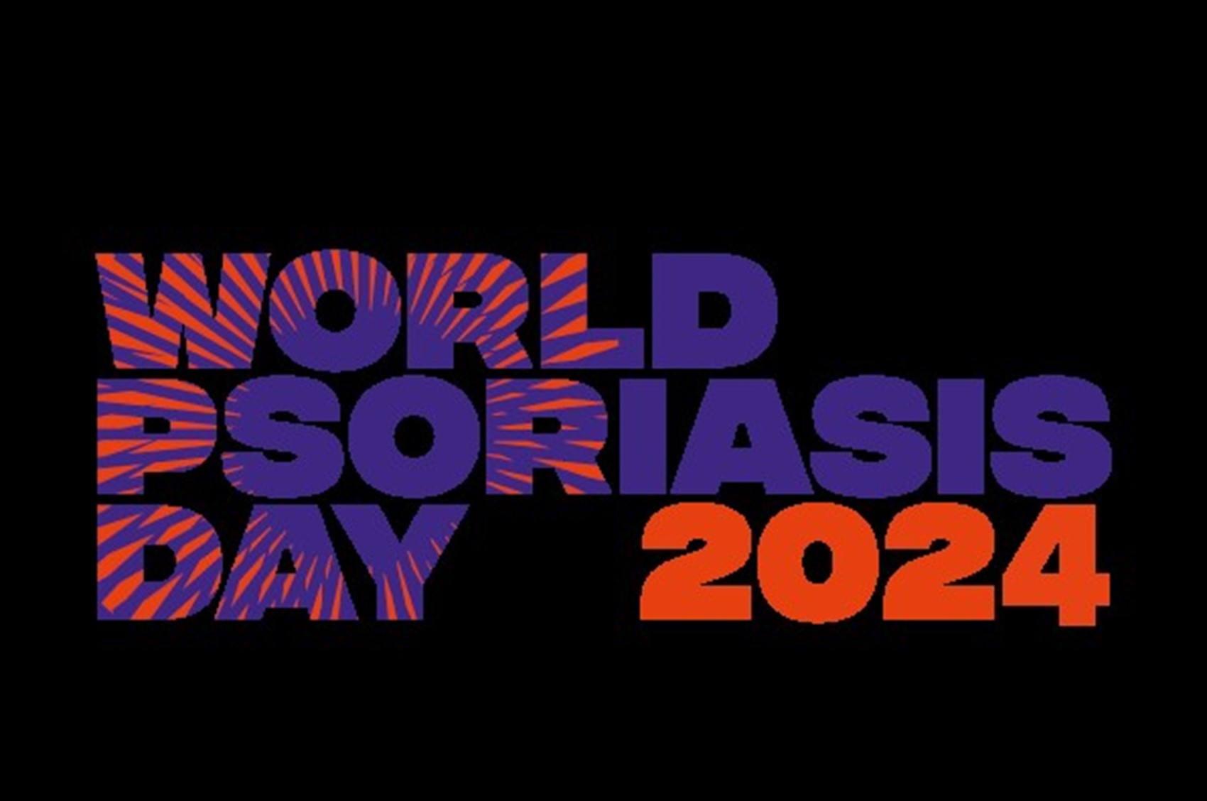 IFPA WORLD PSO DAY 2024 Logo Purple Orange On White