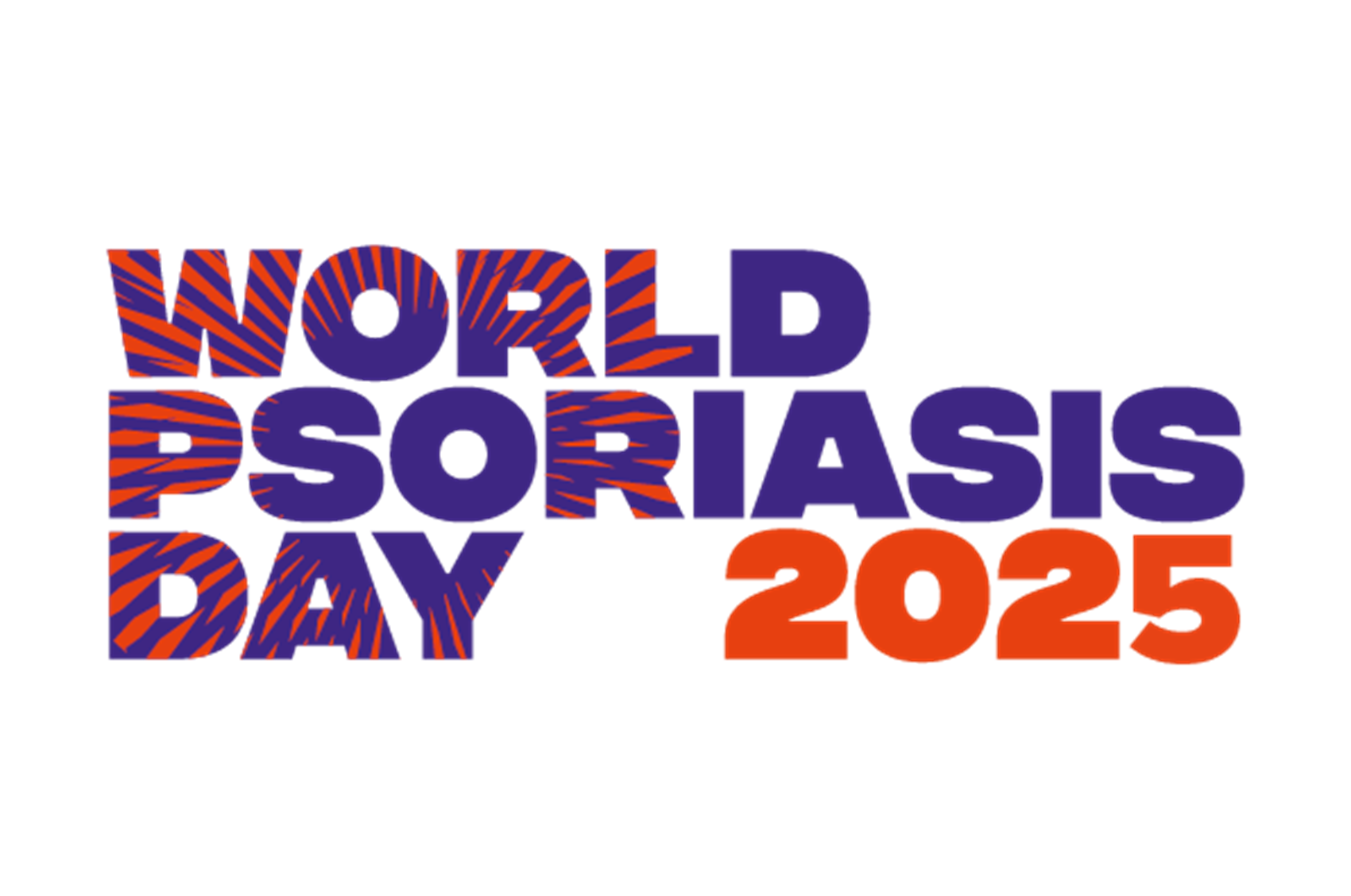 IFPA WORLD PSO DAY 2025 Logo Purple Orange On White