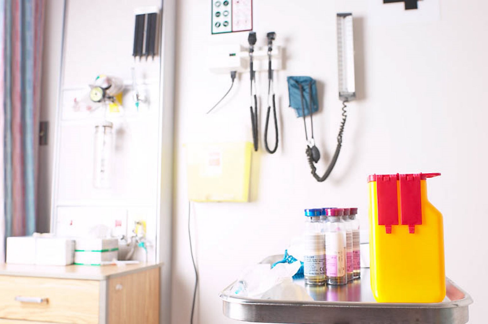 Bottles of medicine on tray in hospital room psoriasis.jpg